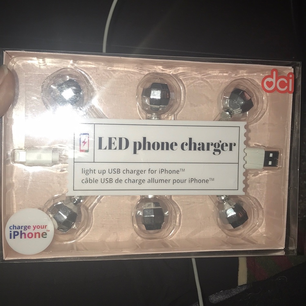 Light up iPhone charger